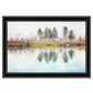 Lake Reflections Black Framed Wall Art