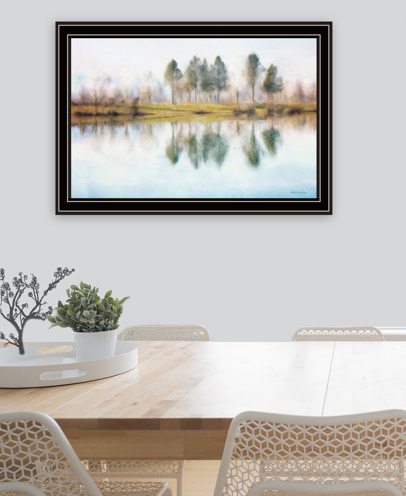 Lake Reflections Framed Print Wall Art