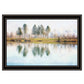 Lake Reflections Black Framed Wall Art