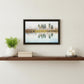 Lake Reflections Black Framed Wall Art