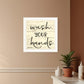 Wash Your Hands Black Framed Print Bathroom Wall Art