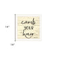 Comb Your Hair Black Framed Print Bathroom Wall Art