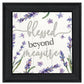 Blessed Beyond Measure Black Framed Print Wall Art