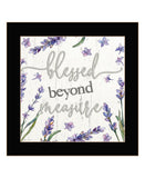 Blessed Beyond Measure White Framed Print Wall Art