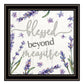 Blessed Beyond Measure Black Framed Print Wall Art