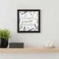 Blessed Beyond Measure White Framed Print Wall Art