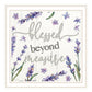 Blessed Beyond Measure White Framed Print Wall Art