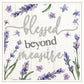 Blessed Beyond Measure White Framed Print Wall Art