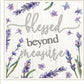 Blessed Beyond Measure White Framed Print Wall Art