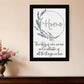 Home a Circle of Love Black Framed Print Wall Art