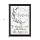 Home a Circle of Love Black Framed Print Wall Art