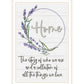 Home a Circle of Love Black Framed Print Wall Art