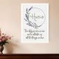 Home a Circle of Love Black Framed Print Wall Art