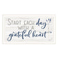 Grateful Heart Black Framed Print Wall Art
