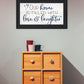 Our Home Black Framed Print Wall Art