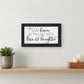 Our Home Black Framed Print Wall Art