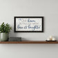 Our Home Black Framed Print Wall Art