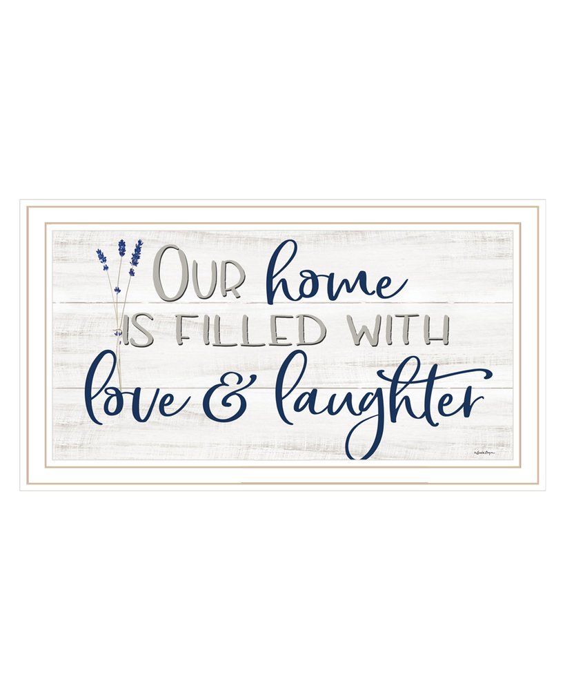 Our Home Black Framed Print Wall Art