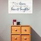 Our Home Black Framed Print Wall Art