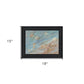 Seashore Star Black Framed Print Wall Art
