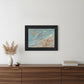 Seashore Star Black Framed Print Wall Art