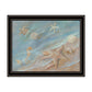 Seashore Star Black Framed Print Wall Art