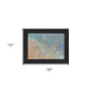 Seashore Star Black Framed Print Wall Art