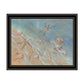 Seashore Star Black Framed Print Wall Art