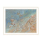 Seashore Star Black Framed Print Wall Art