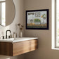 Fluffy Towels Black Framed Print Wall Art