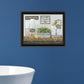 Fluffy Towels Black Framed Print Wall Art