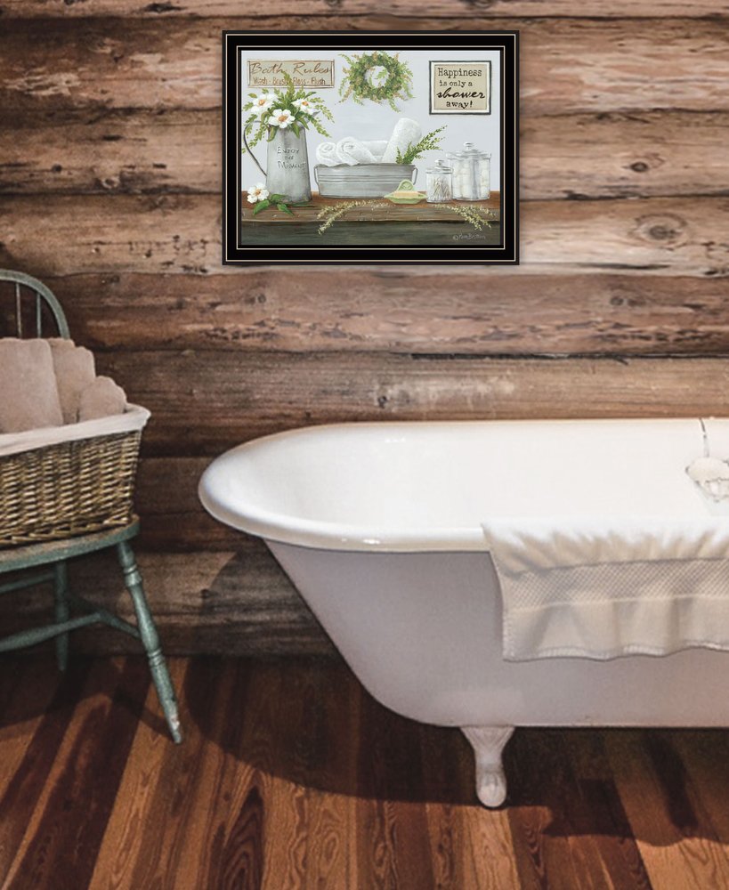 Fresh Towels Black Framed Print Wall Art