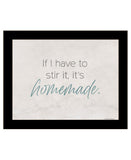 It's Homemade Black Framed Print Wall Art