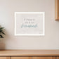 It's Homemade Black Framed Print Wall Art