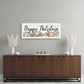 Happy Holiday White Framed Print Wall Art