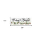Merry and Bright White Framed Print Wall Art