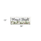 Merry and Bright White Framed Print Wall Art
