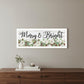 Merry and Bright White Framed Print Wall Art