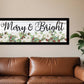 Merry and Bright Black Framed Print Wall Art