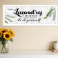 The Laundry Room White and Brown Framed Print Laundry Wall Art