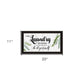 The Laundry Room Same Day Service Black and Brown Framed Print Laundry Wall Art