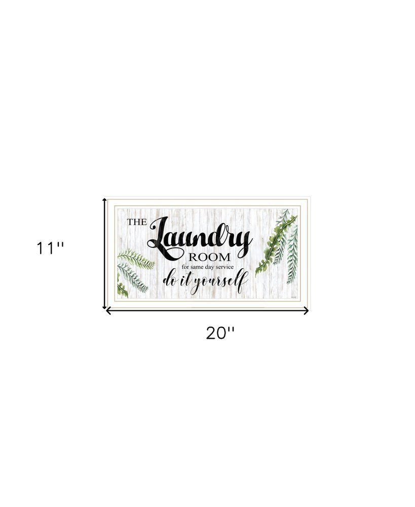 The Laundry Room Same Day Service Black Framed Print Laundry Wall Art