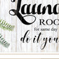 The Laundry Room Same Day Service Black Framed Print Laundry Wall Art