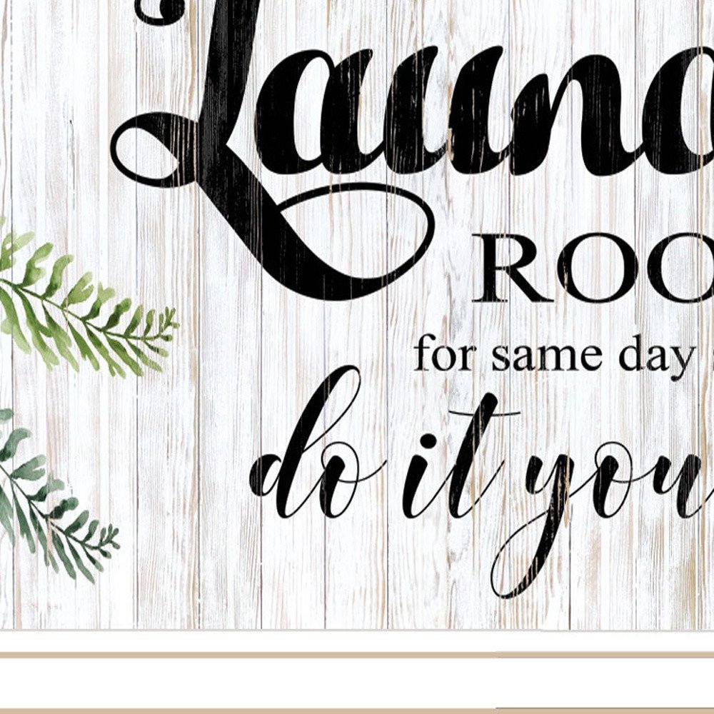 The Laundry Room Same Day Service Black Framed Print Laundry Wall Art