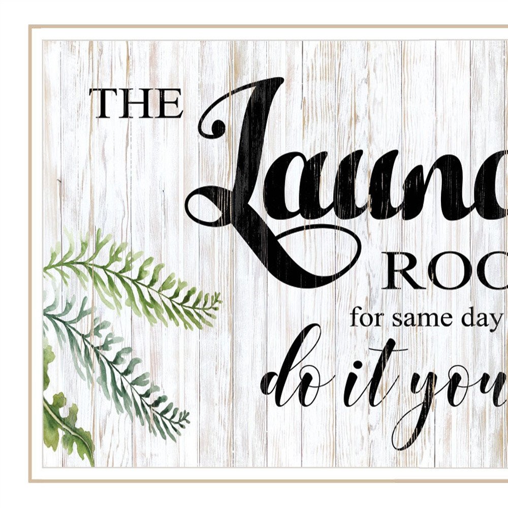 The Laundry Room Same Day Service Black Framed Print Laundry Wall Art