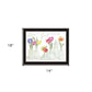 Live Life in Full Color Tulips Black Framed Print Wall Art