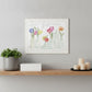 Live Life in Full Color Tulips Black Framed Print Wall Art
