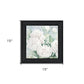 Peaceful Peonies In Full Bloom Black Framed Print Wall Art