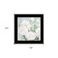 Peaceful Peonies In Full Bloom Black Framed Print Wall Art