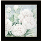 Peaceful Peonies In Full Bloom Black Framed Print Wall Art
